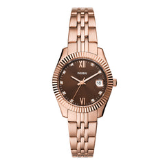 Reloj Fossil Scarlette Cuarzo Acero Inoxidable Mujer