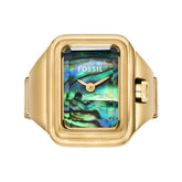 Reloj Fossil Anillo Reloj Cuarzo Acero Inoxidable Mujer - ES5411