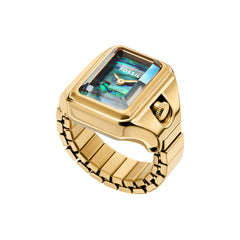 Reloj Fossil Anillo Reloj Cuarzo Acero Inoxidable Mujer - ES5411