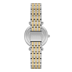 Reloj Fossil Carlie Cuarzo Acero Inoxidable Mujer