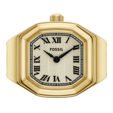 Reloj Anillo Fossil Harlow Cuarzo Acero Inoxidable Mujer