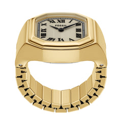 Reloj Anillo Fossil Harlow Cuarzo Acero Inoxidable Mujer