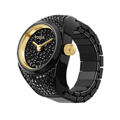 Reloj Anillo Fossil Ringwatch Cuarzo Acero Inoxidable Mujer