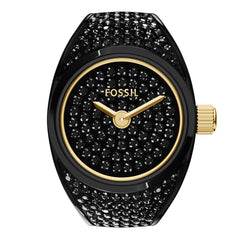 Reloj Anillo Fossil Ringwatch Cuarzo Acero Inoxidable Mujer