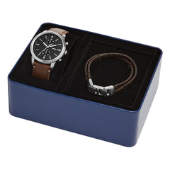 Reloj Fossil Townsman Cuarzo Cuero Hombre - FS5967SET