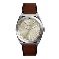 Reloj Fossil Everett Cuarzo Cuero Hombre - FS6071