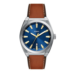 Reloj Fossil Everett Cuarzo Cuero Hombre - FS6115