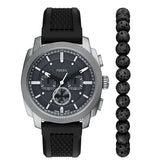 Reloj Fossil Machine Set Watch Cuarzo Silicona Hombre