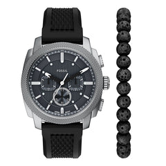 Reloj Fossil Machine Set Watch Cuarzo Silicona Hombre