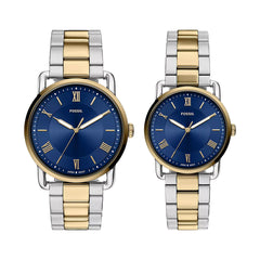 Reloj Fossil Copeland Set Acero Inoxidable 42 - 34mm Unisex Dorado / Plateado