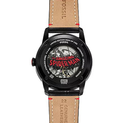 Reloj Automático Marvel X Fossil Limited-Edition Spider-Man Cuero 42mm Unisex