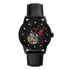 Reloj Automático Marvel X Fossil Limited-Edition Spider-Man Cuero 42mm Unisex