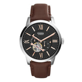 Reloj Fossil Townsman Automático Cuero Hombre