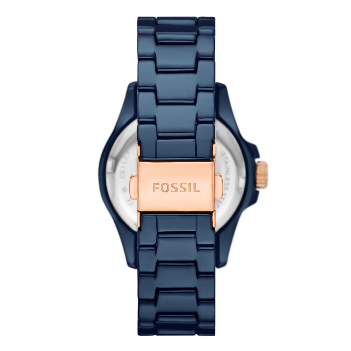 Reloj Fossil Fb-01 Cuarzo Cerámica Mujer - CE1121