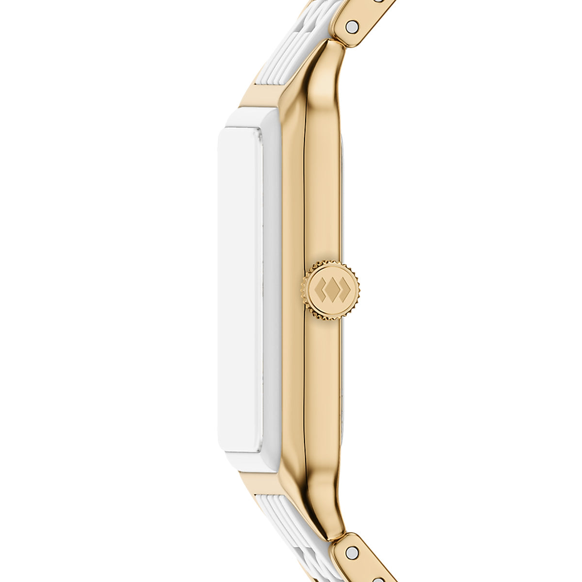 Reloj Fossil Raquel Acero Inoxidable / Cerámica 26mm Mujer Dorado / Blanco