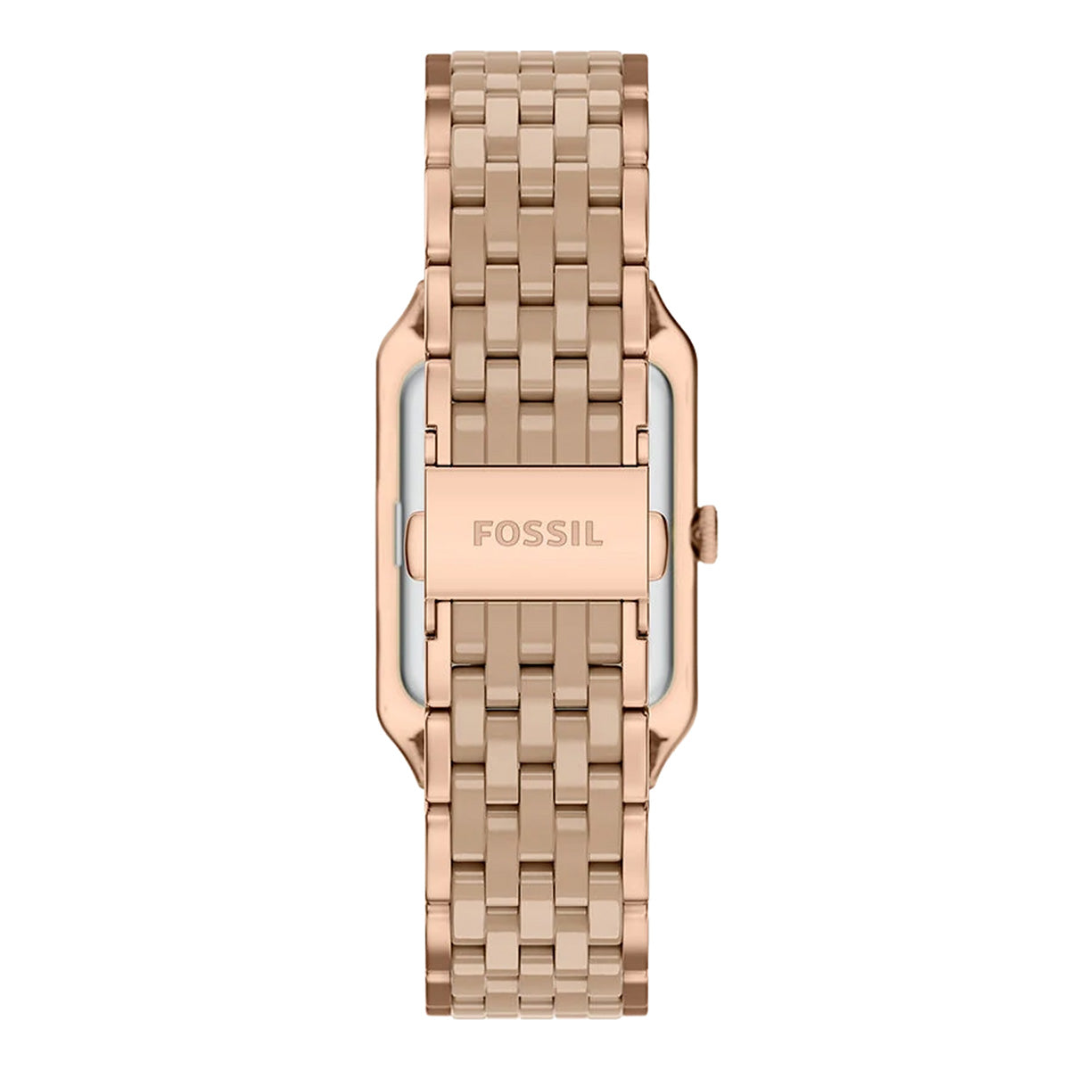 Reloj Fossil Raquel Acero Inoxidable / Cerámica 26mm Mujer Dorado / Blanco