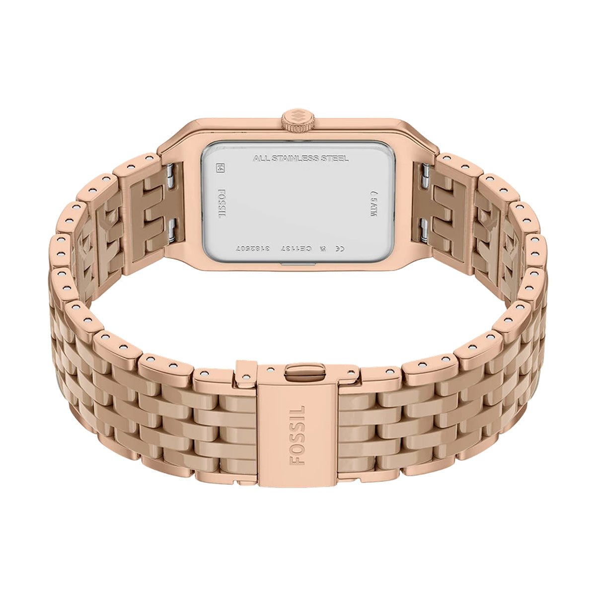Reloj Fossil Raquel Acero Inoxidable / Cerámica 26mm Mujer Dorado / Blanco