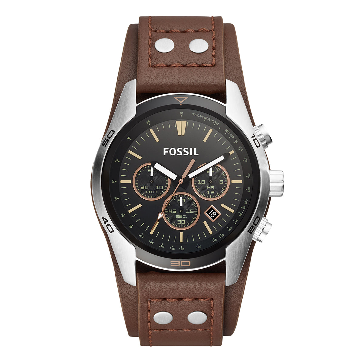 Reloj Fossil Coachman Cuarzo Cuero Hombre - CH2891