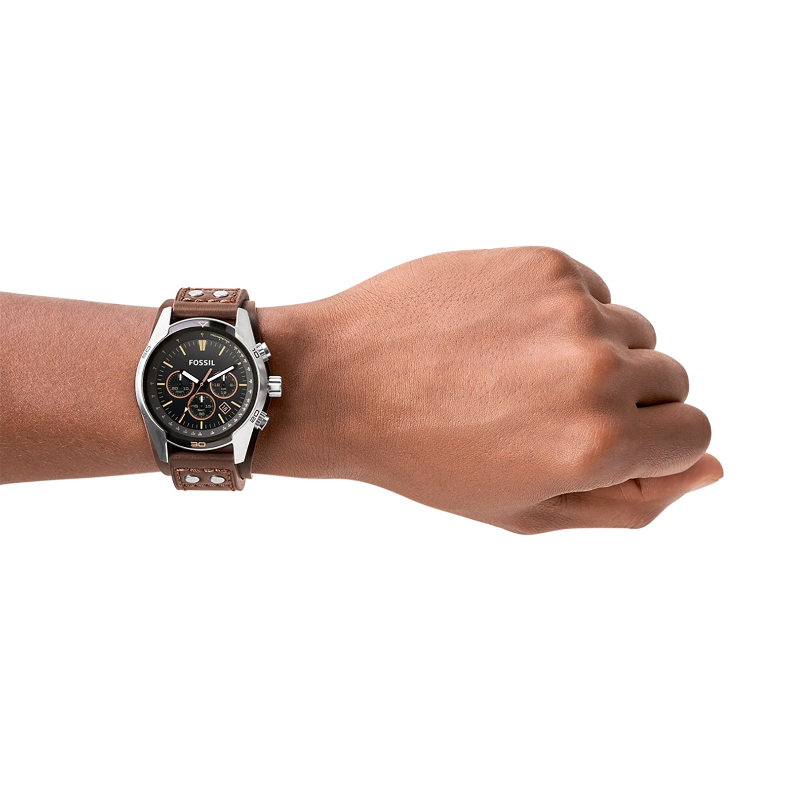Reloj Fossil Coachman Cuarzo Cuero Hombre - CH2891