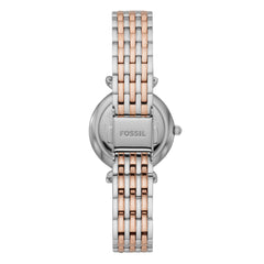 Reloj Fossil Carlie Mini Cuarzo Acero Inoxidable Mujer