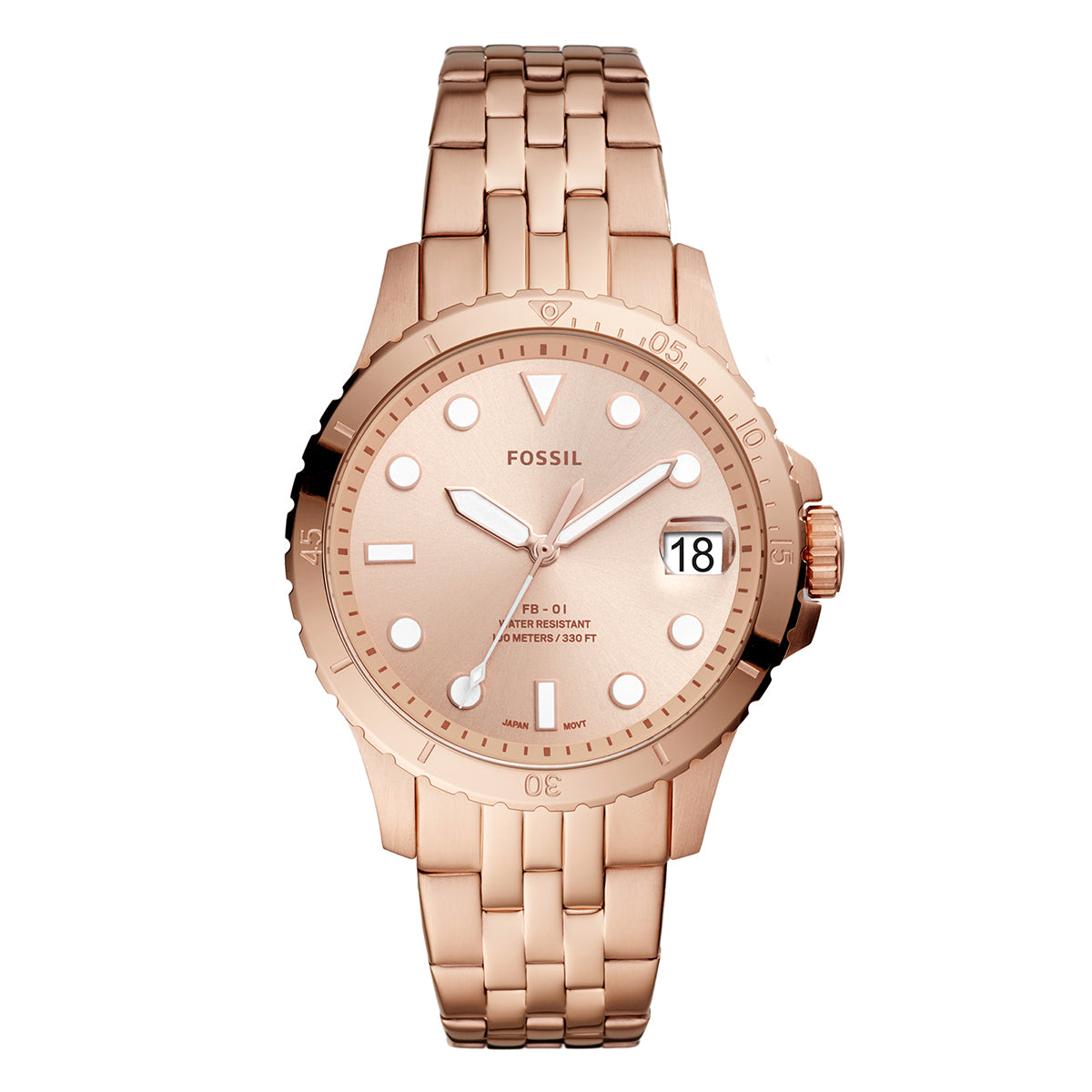 Reloj Fossil Fb-01 Cuarzo Acero Inoxidable Mujer - ES4744