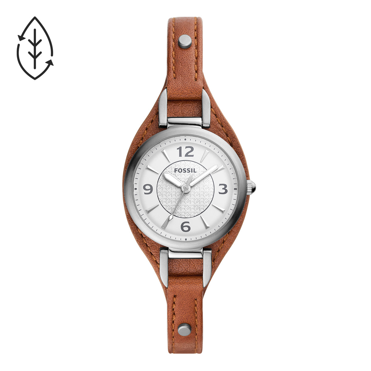 Reloj Fossil Carlie Cuarzo Eco Cuero Mujer - ES5214