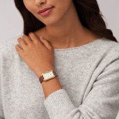 Reloj Fossil Raquel Cuarzo Cuero Mujer