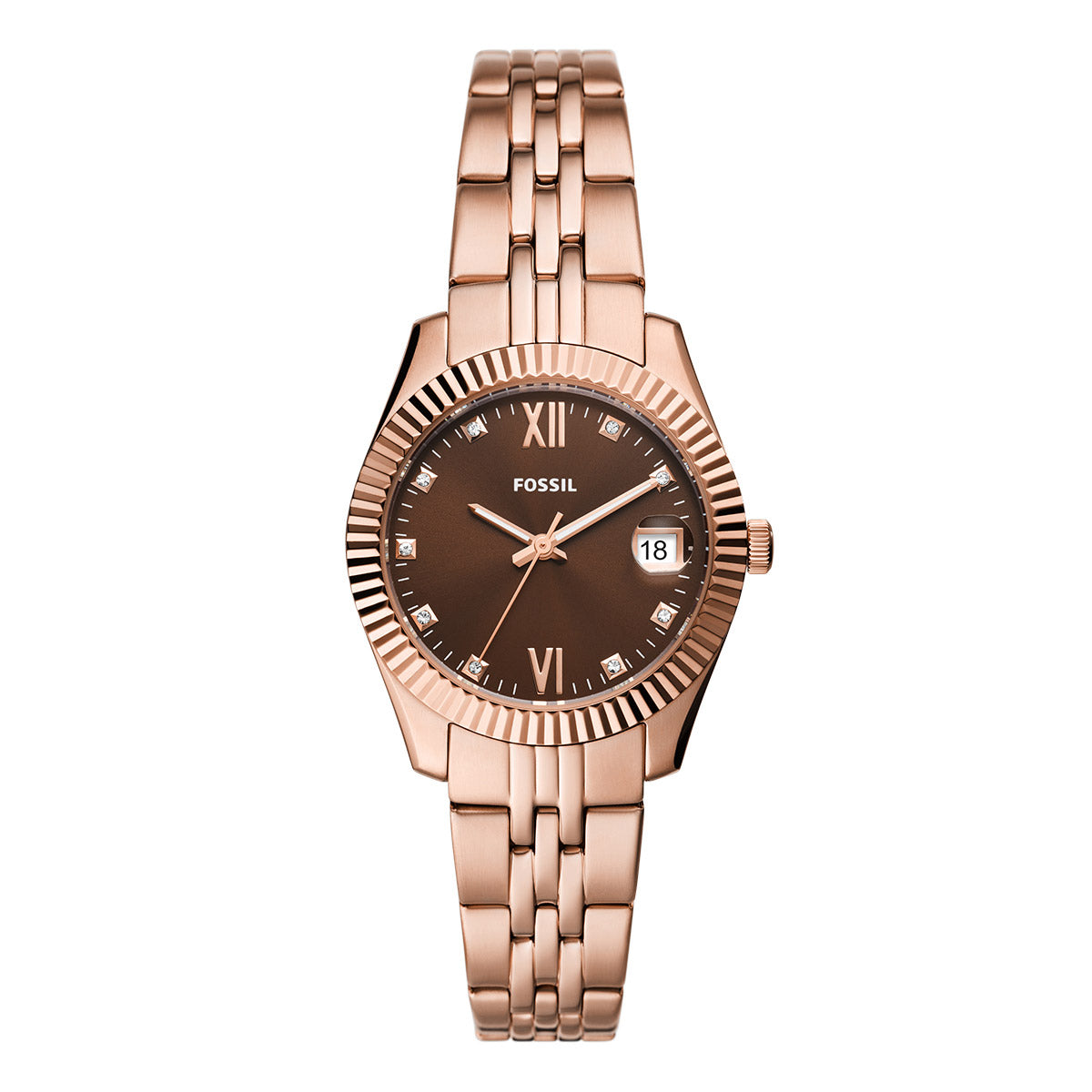 Reloj Fossil Scarlette Cuarzo Acero Inoxidable Mujer