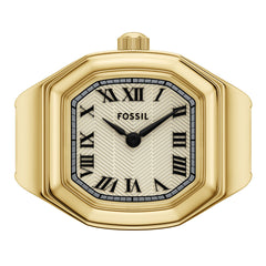 Reloj Anillo Fossil Harlow Cuarzo Acero Inoxidable Mujer