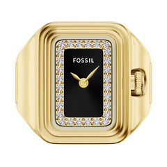 Reloj Anillo Fossil Ringwatch Cuarzo Acero Inoxidable Mujer