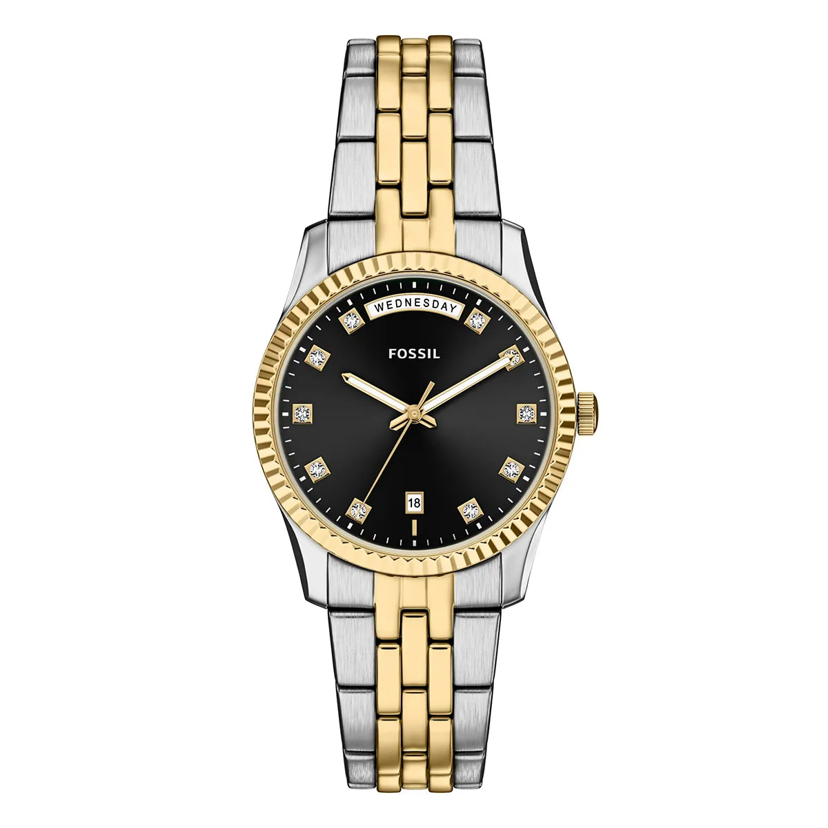 Reloj Fossil Scarlette Cuarzo Acero Inoxidable Mujer