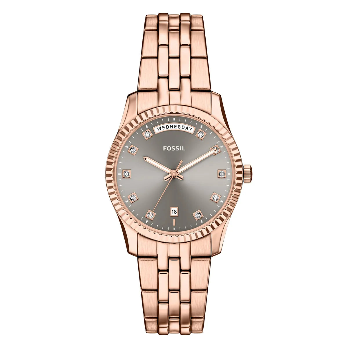 Reloj Fossil Scarlette Cuarzo Acero Inoxidable Mujer
