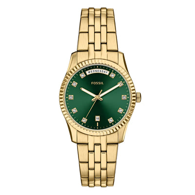 Reloj Fossil Scarlette Cuarzo Acero Inoxidable Mujer