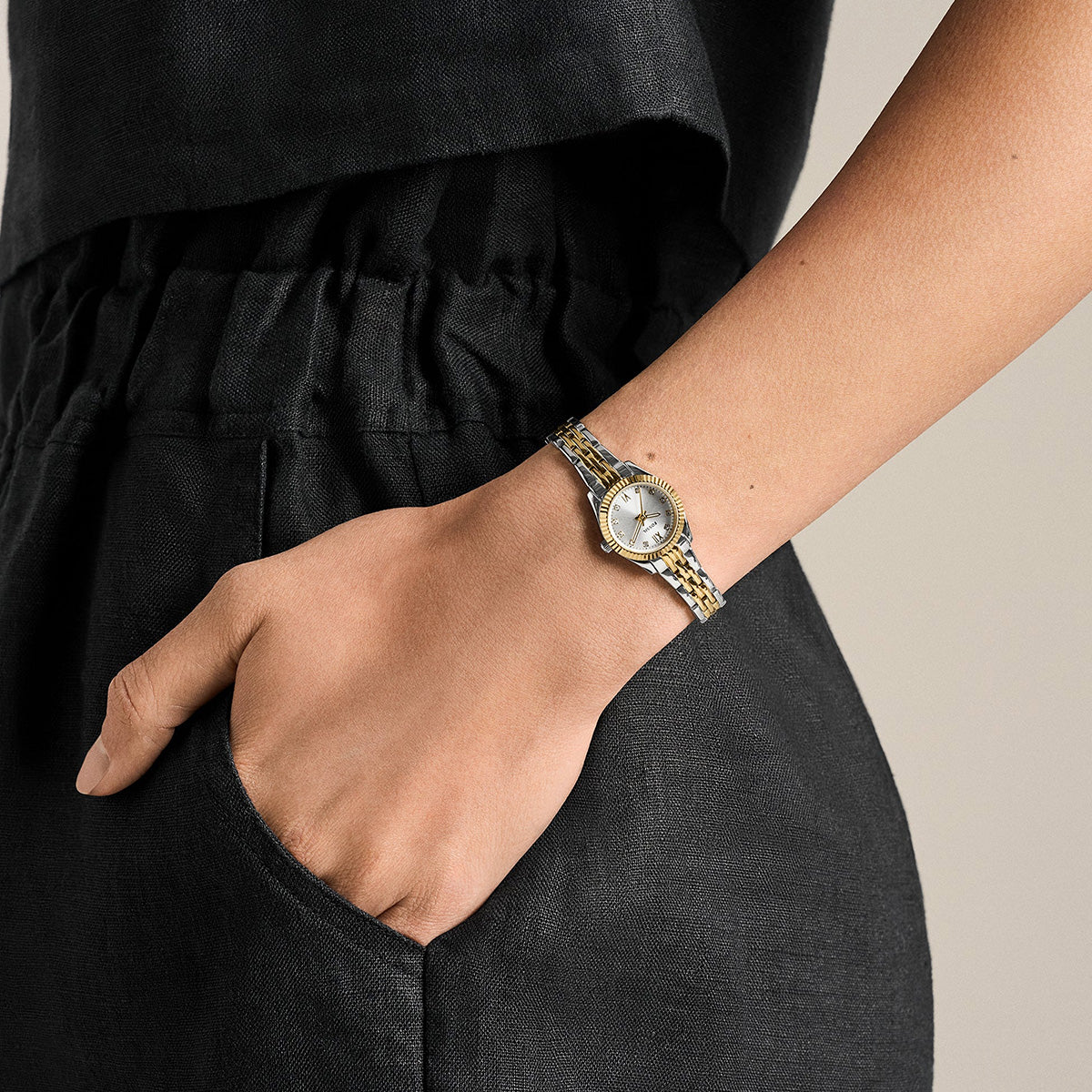 Reloj Fossil Scarlette Mini Cuarzo Acero Inoxidable Mujer