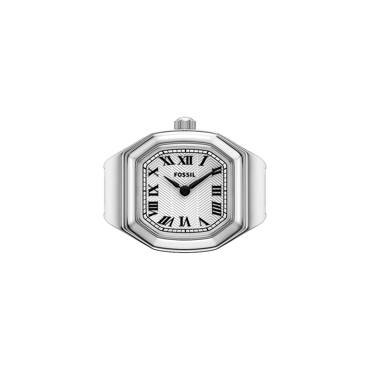 Reloj Anillo Fossil Harlow Cuarzo Acero Inoxidable Mujer