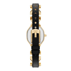 Reloj Fossil Harlow Acero Inoxidable / Cuero 22mm Mujer Negro / Dorado