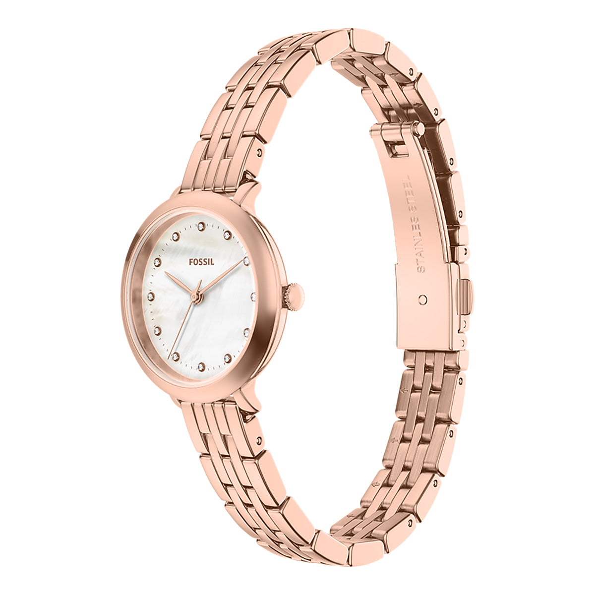 Reloj Fossil Jacqueline Acero Inoxidable 26mm Mujer Plateado