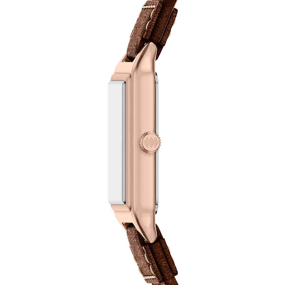 Reloj Fossil Raquel Cuero 23mm Mujer Café