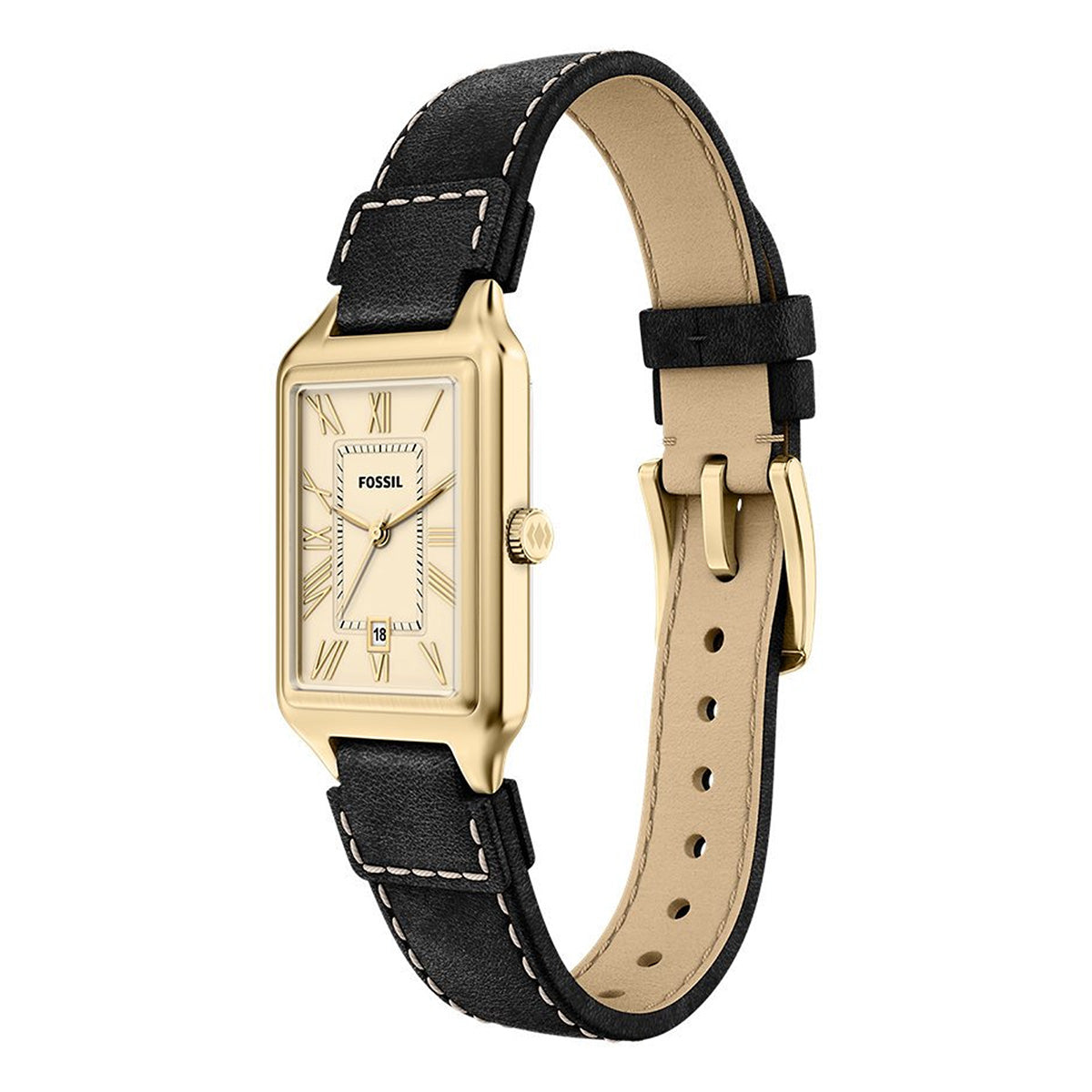 Reloj Fossil Raquel Cuero 23mm Mujer Café