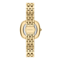 Reloj Fossil Genevieve Acero Inoxidable 30mm Mujer Dorado