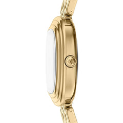 Reloj Fossil Genevieve Acero Inoxidable 30mm Mujer Dorado