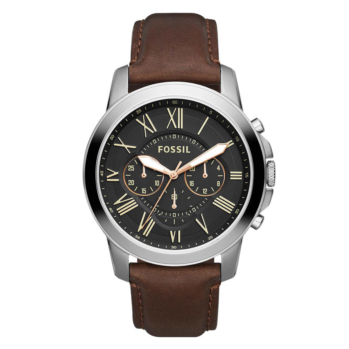 Reloj Fossil Grant Cuarzo Cuero Hombre - FS4812