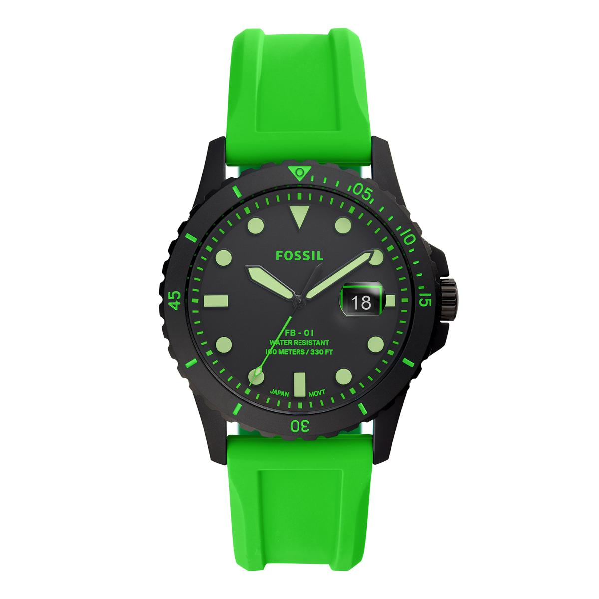 Reloj Fossil Fb-01 Cuarzo Silicona Hombre