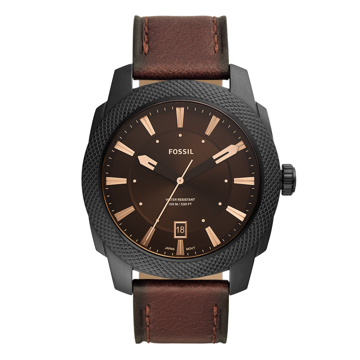 Reloj Fossil Machine Cuarzo Cuero Hombre - FS5972