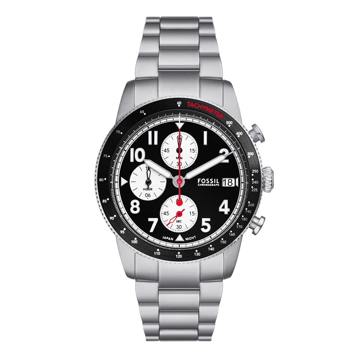 Reloj Fossil Sport Tourer Cuarzo Acero Inoxidable Hombre - FS6045