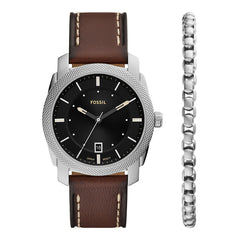 Reloj Fossil Machine Set Cuarzo Cuero Hombre - FS6081SET