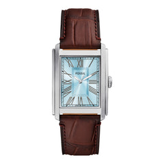 Reloj Fossil Carraway Cuarzo Cuero Hombre
