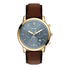 Reloj Fossil Neutra Cuarzo Cuero Hombre