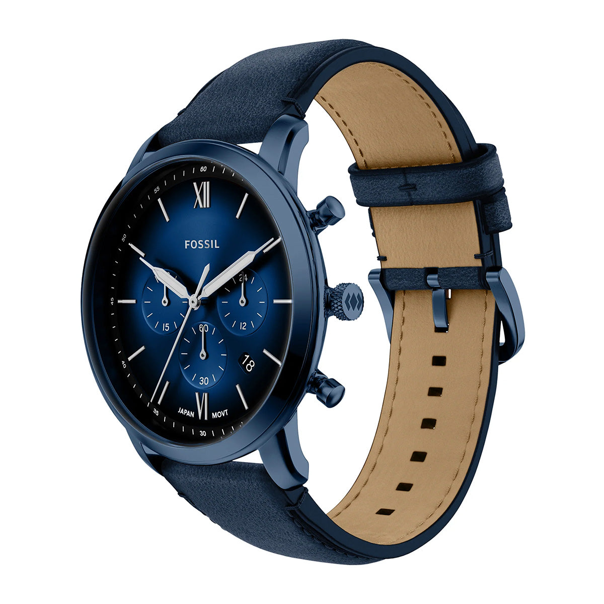 Reloj Fossil Neutra Cuarzo Cuero Hombre