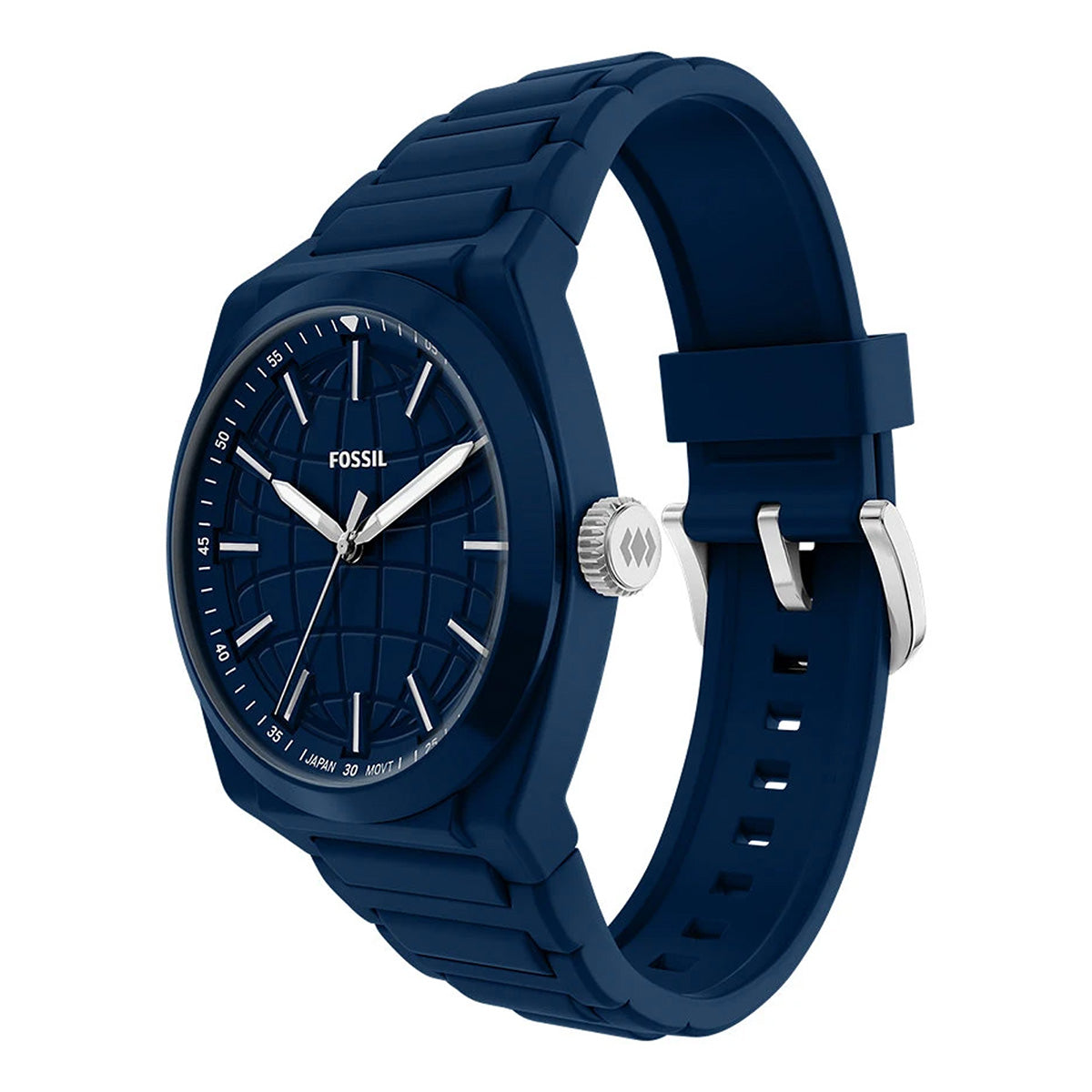 Reloj Fossil Everett Silicona 32mm Hombre Negro